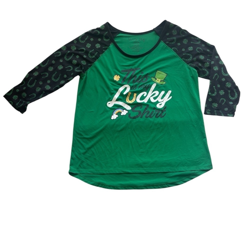 Wound Up St. Patrick’s Day Green and Black Lucky Shirt